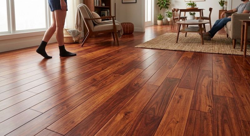 Cherry Floor Installation in Evans City, PA