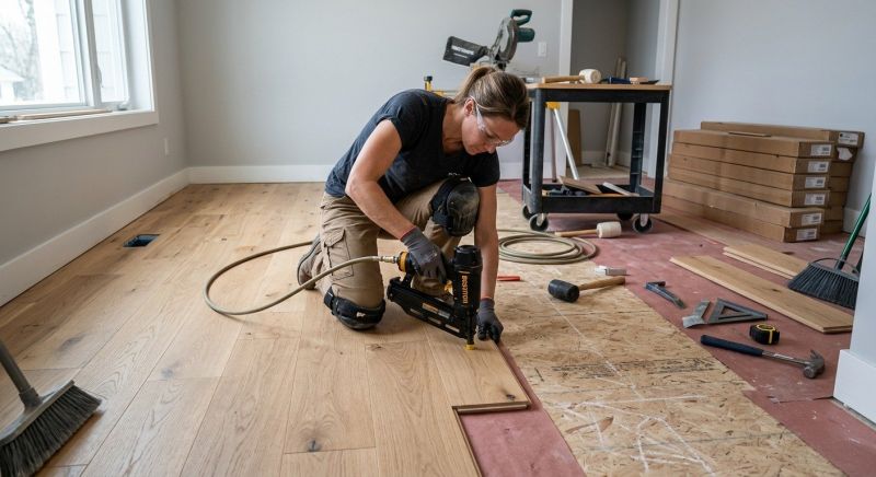 Hardwood Floor Installation in Burgettstown, PA