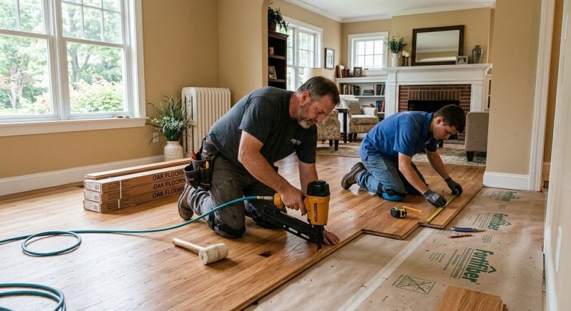 Hardwood Floor Installation in Harmony, PA