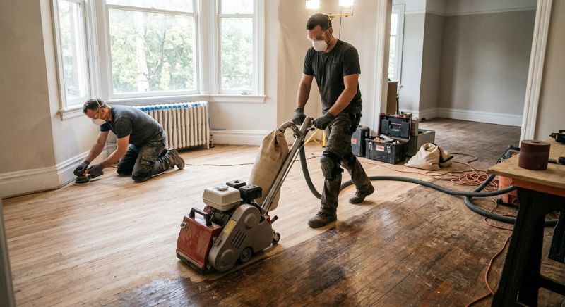 Hardwood Floor Renovation in Wexford, PA