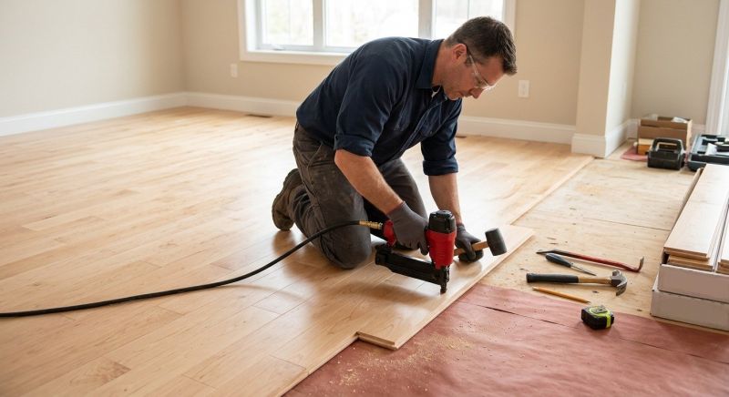 Hickory Floor Installation in Wexford, PA