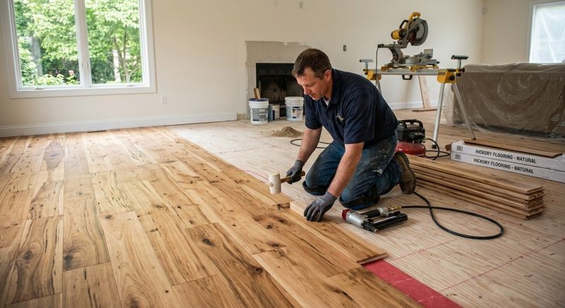 Hickory Floor Installation in Wexford, PA