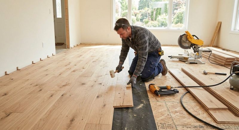Oak Floor Installation in Butler County, PA