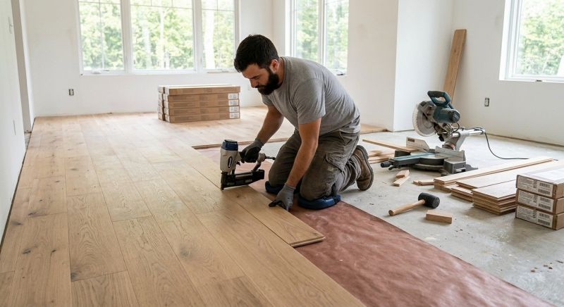 Oak Floor Installation in Freeport, PA