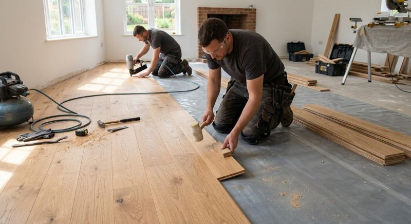 Oak Floor Installation in Mc Donald, PA