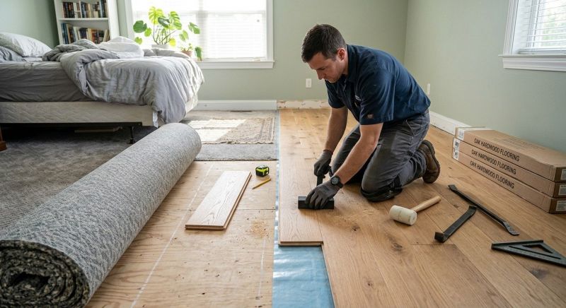 Oak Floor Replacement in Wexford, PA