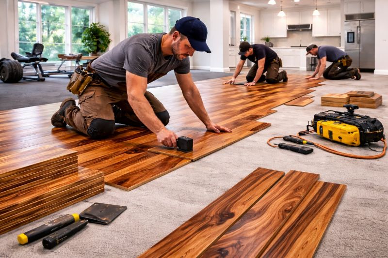 Teak Flooring Installation in Wexford, PA