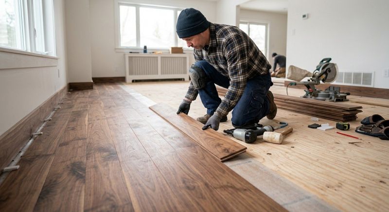 Walnut Flooring Installation in Wexford, PA