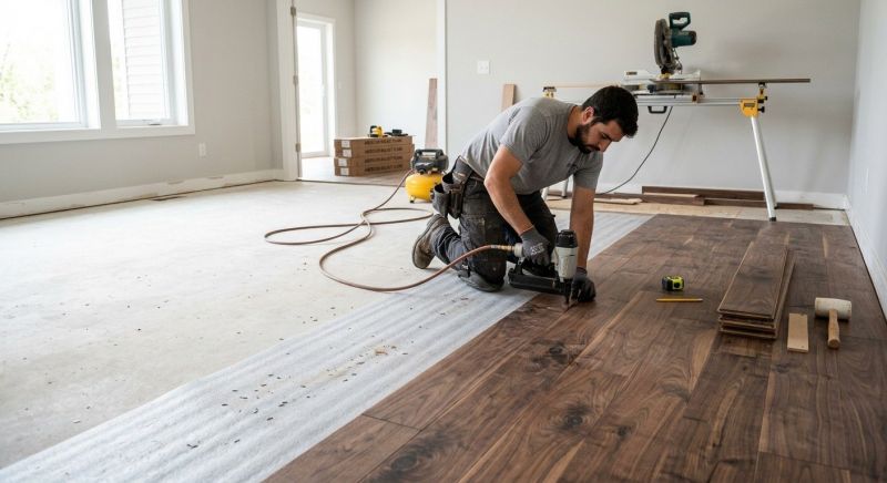Walnut Flooring Installation in Wexford, PA