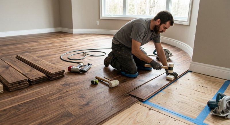 Walnut Flooring Installation in Wexford, PA