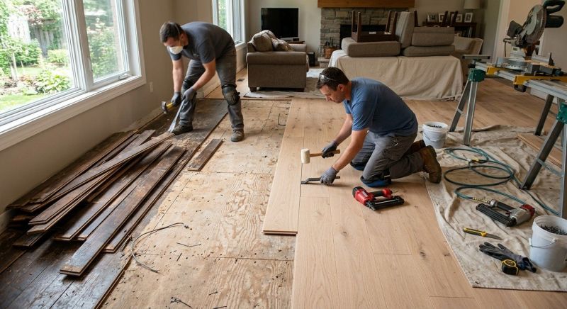 Wood Floor Replacement in North Versailles, PA